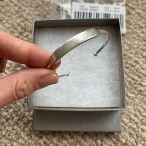 Madewell Silver Cuff Bracelet